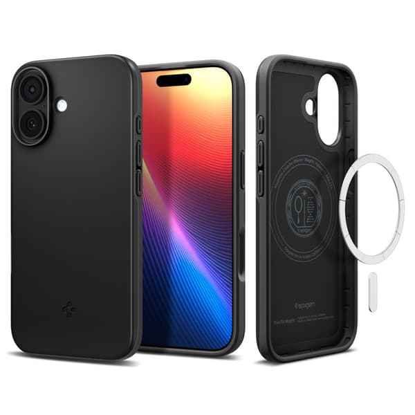 iPhone 17 Tynd MagSafe Bagcover - Sort