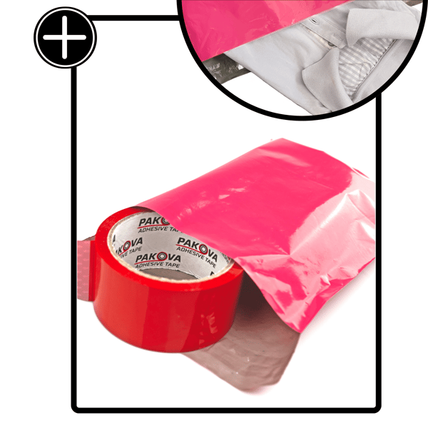 XL POLYPÅSE 50 st 500/600 ROSA