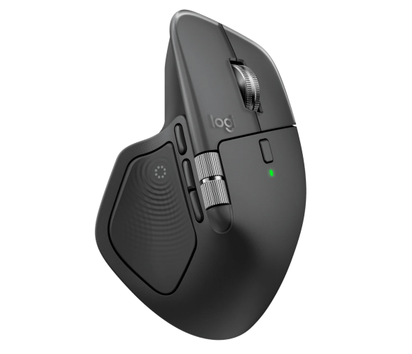 Logitech MX Master 4 Langaton Hiiri RF Langaton + Bluetooth, 8000 DPI, Grafiitti