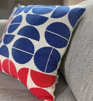 Pude Bauhaus blå