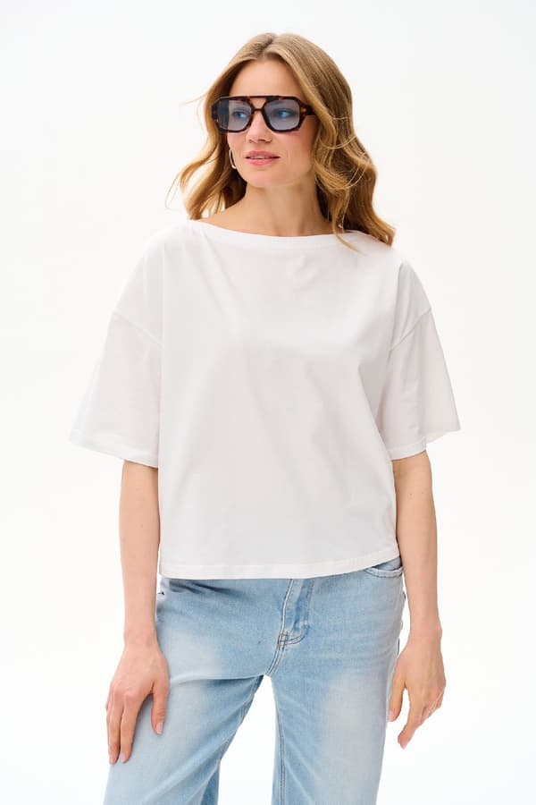 Søren Damblus Ecru 36/38