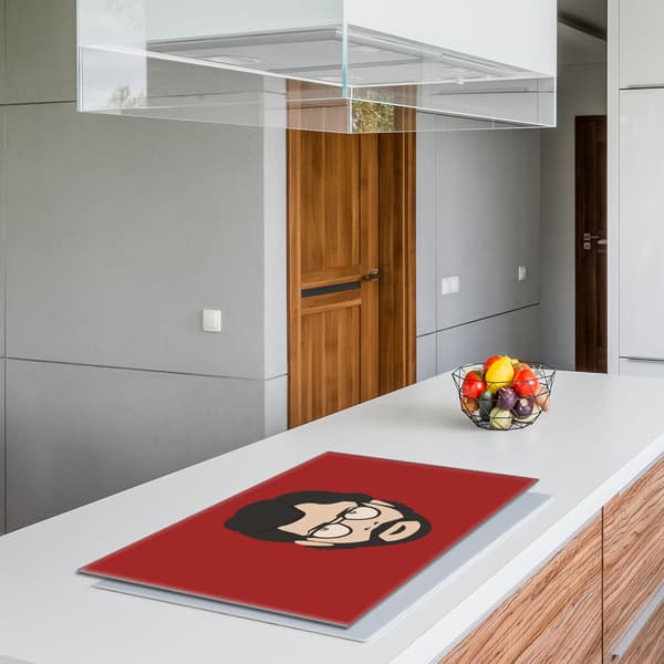 Glasskydd för spishäll 80x52 Hane