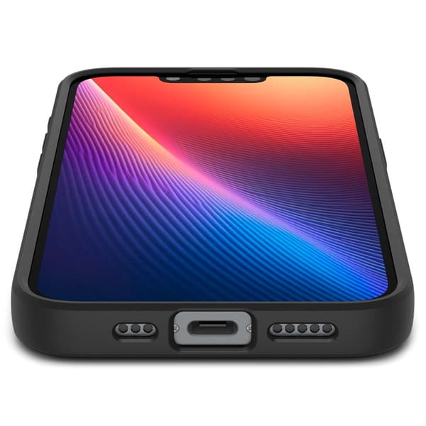 Spigen Liquid Air iPhone 16e Skyddsskal - Mattsvart