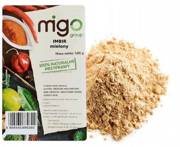Stødt ingefær (500g) - MIGOgroup