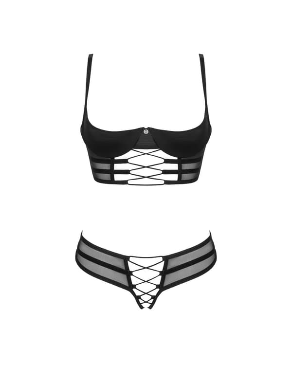 Obsessive Sexy Mesh Roxelia Sæt Sort XL2XL