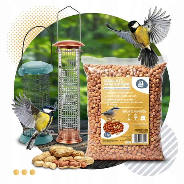 51FEED RØDE JORDNØDDER 1 kg