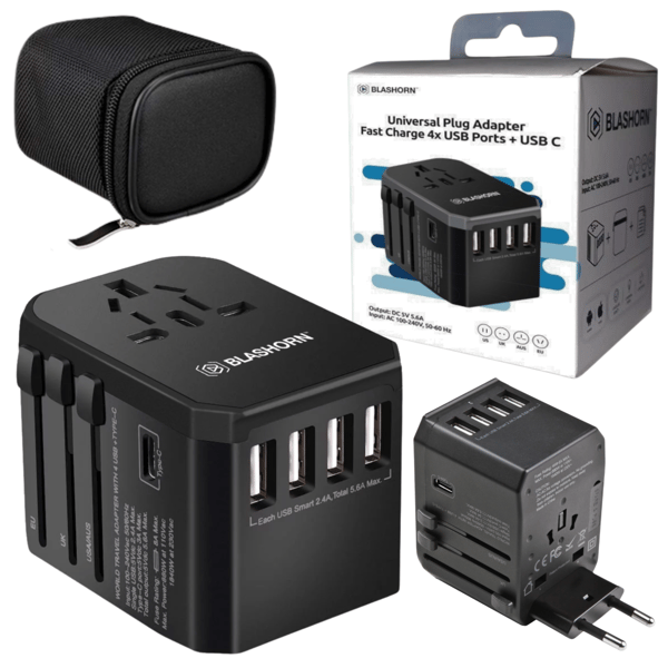 BLASHORN matka-adapteri USB-hubpi 5x USB