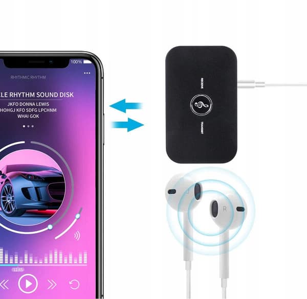 BLUETOOTH 5.0 -LÄHETINVASTAANOTIN + LÄHETIN 2in1