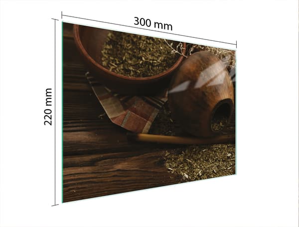 SKÄRBRÄDA I GLAS 30x22 YERBA