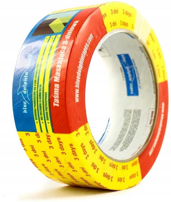 Blå delfin maskeringstejp 38 mm
