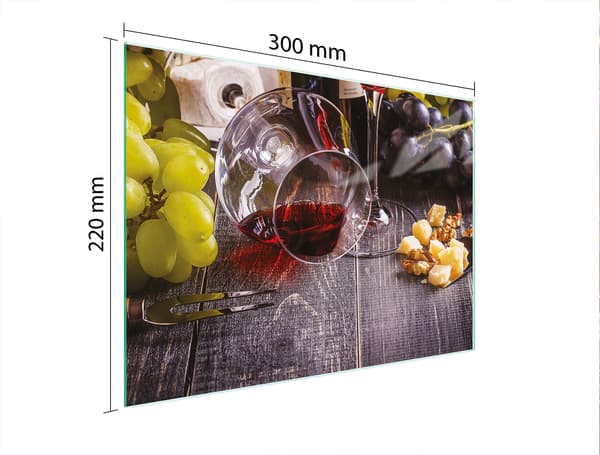 SKÄRBRÄDA I GLAS 30x22 VIN