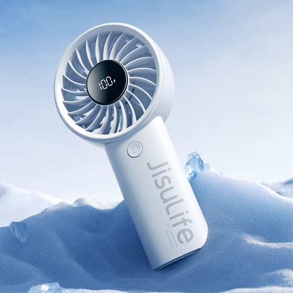 Mini handhållen fläkt 3600mAh USB-C - Grå