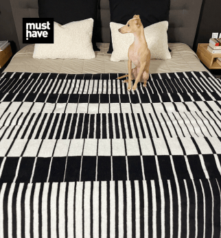 Bomullsfilt OP-ART piano