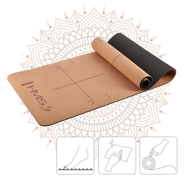 Yogamåtte TPE Cork YM11 HMS