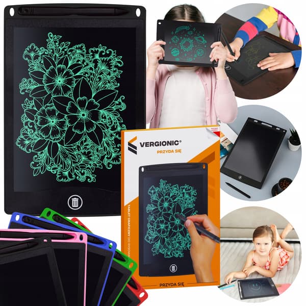 Grafiktablet Marker til børn til tegning LCD 8,5" legetøj