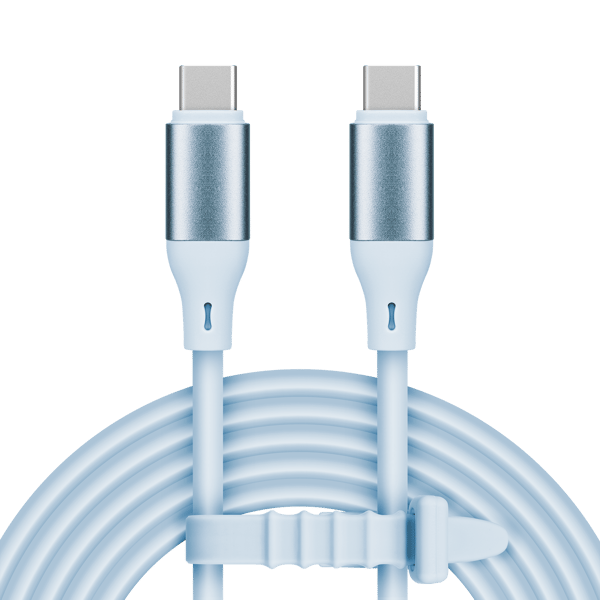 Kruger og Matz Basic USB C-kabel 100 W 1 m silikon blå