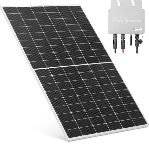Solcellepanel til balkon 350 W - sæt