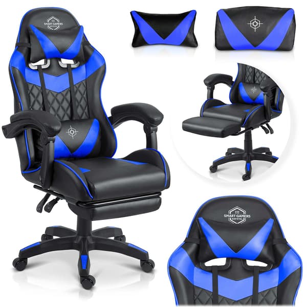Sofotel Draknor II gamingstol sort og blå
