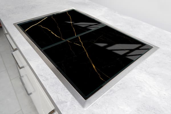 GLASBESKYTTELSESPLADE TIL KØKKEN 2x35x52 MARMOR