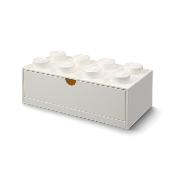 LEGO(R) låda med låda, åtta delar, vit