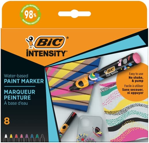BIC Intensity Paint Marker sæt med 8 farver