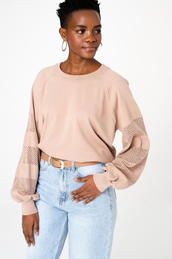 Niya Beige Damtröja 40/42