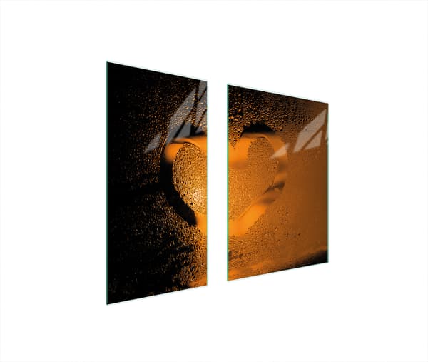 GLASBESKYTTELSESPLADE 75x52 HJERTE