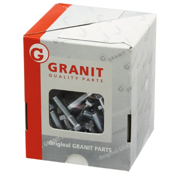 Sekskantede skruer 6 mm granit