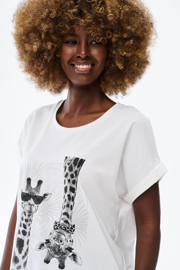 Bambi Damebluse Ecru 44/46