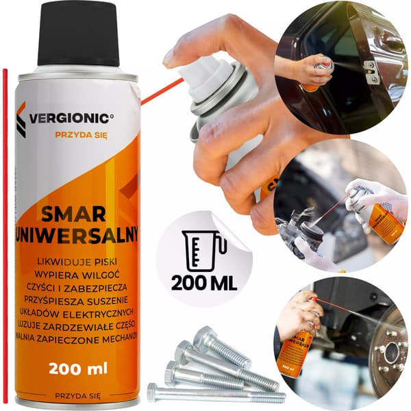 Multifunktionelt fedt 200 ml VERGIONIC aerosol rustfjerner