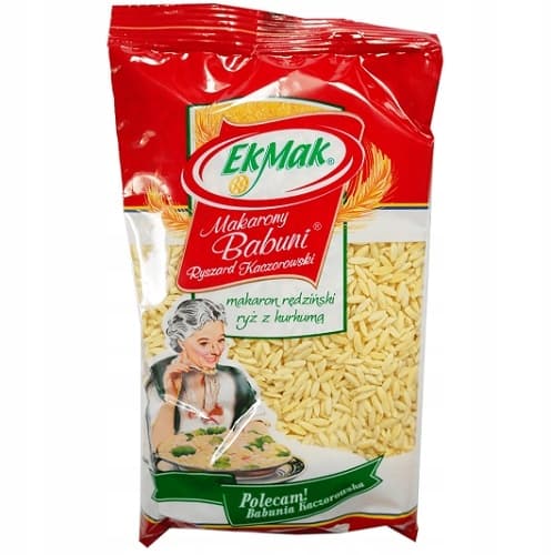 EkMak liten pasta 250g ris med gurkmeja