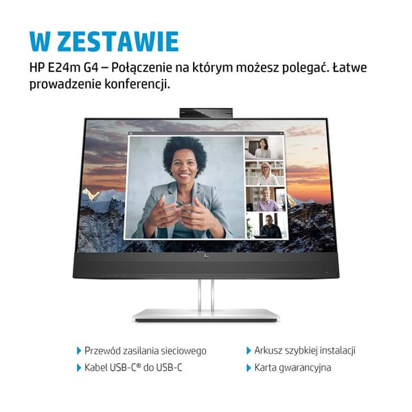 HP LED-näyttö 23,8" E24M G4 (40Z32AA)