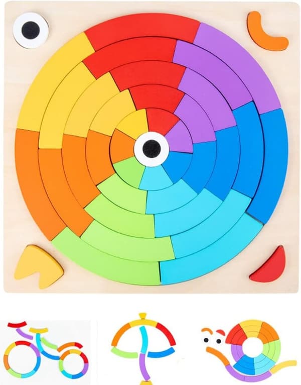 MEGADIDI PUINEN RAINBOW CIRCLE PULLE