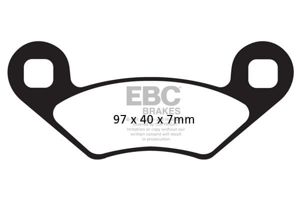 EBC FA159TT bremseklodser (sæt til 1 skive)