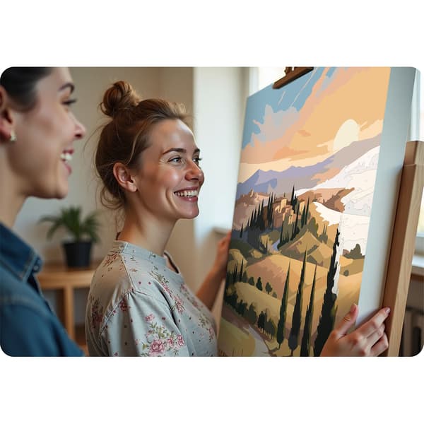 Måla efter nummer-bild 40x50 cm Massido Landskap