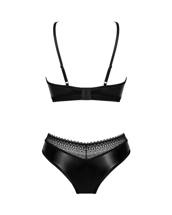 Obsessive Sexy 2-delt Norides-sæt, sort XL2XL