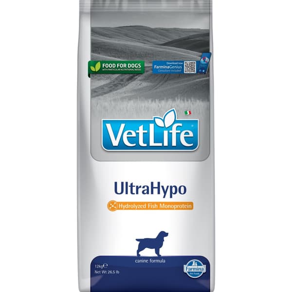 FARMINA Vet Life UltraHypo Canine tørfoder til hunde 12 kg