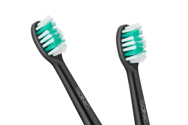 Hoveder til tandbørster Teesa SONIC BLACK medium