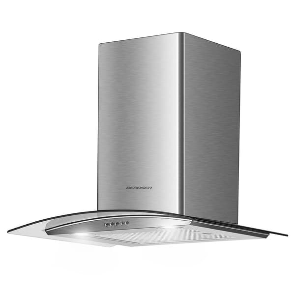 Berdsen BT-202 60 cm emhætte med skorsten