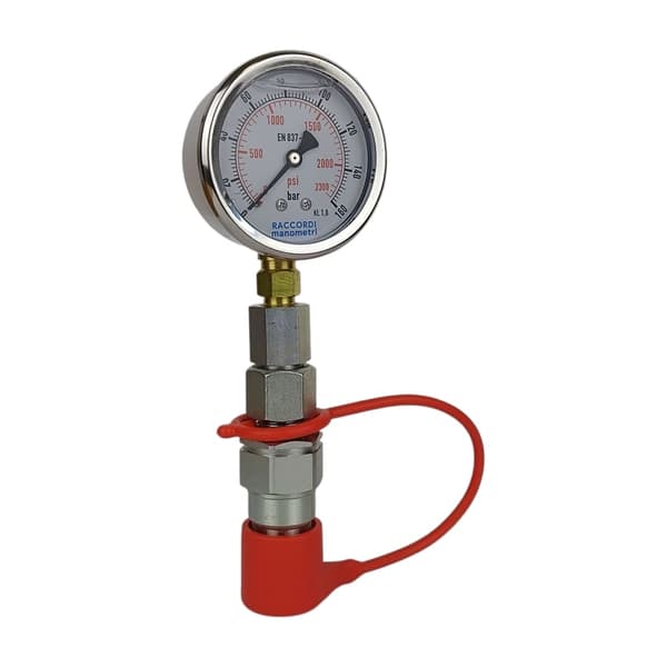 Målesæt, manometer 0-160 bar, hurtigkobling