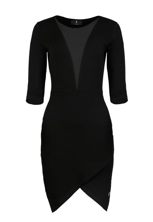 Kjole L012 Sort XL