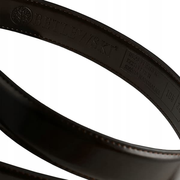 C35-BL BRAZ 115 ELITE herrelæderbælte + CERTIFIKAT