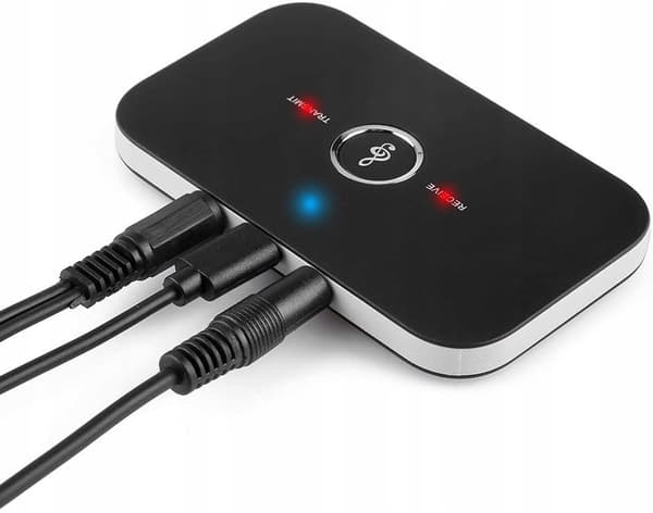 BLUETOOTH 5.0 TRANSMISSIONSMODTAGER + SENDER 2-i-1