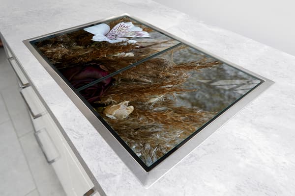 LASINEN SUOJALEVY LIEDELLE 85x52 ORKIDEA