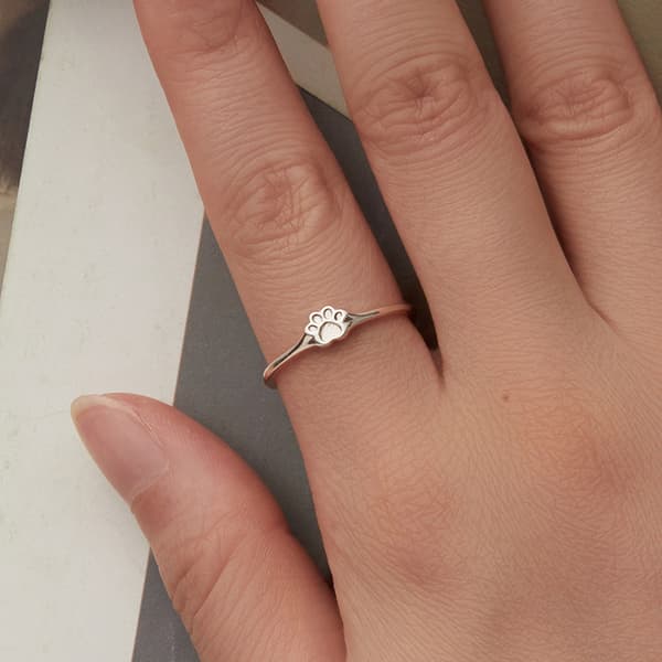 Silverring Justerbar Tassring Silver 925 Trusky