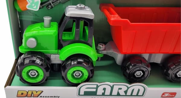 TRAKTOR til AFMONTERING trailerværktøj SKRUET stort sæt