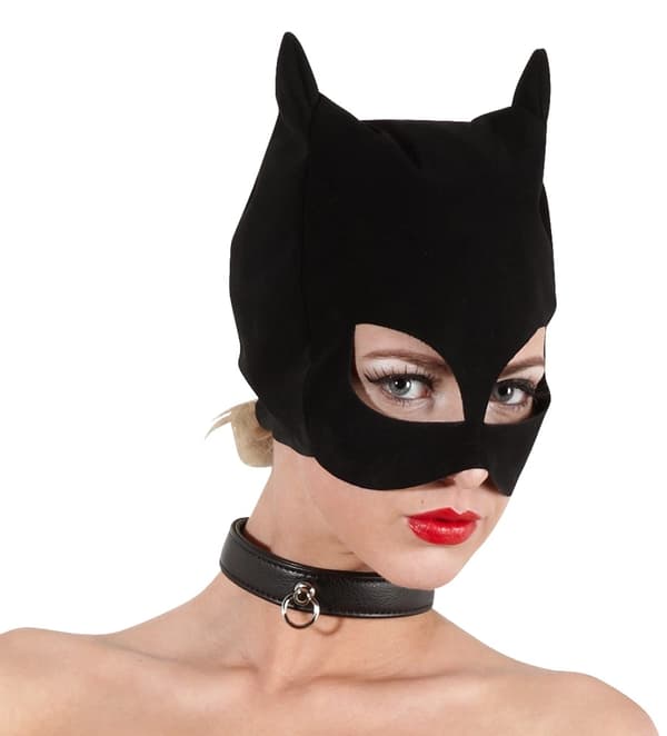 Bad Kitty Sort Kattehovedmaske
