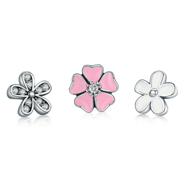 Pandora Blomhalsband Berlocker Silver S925
