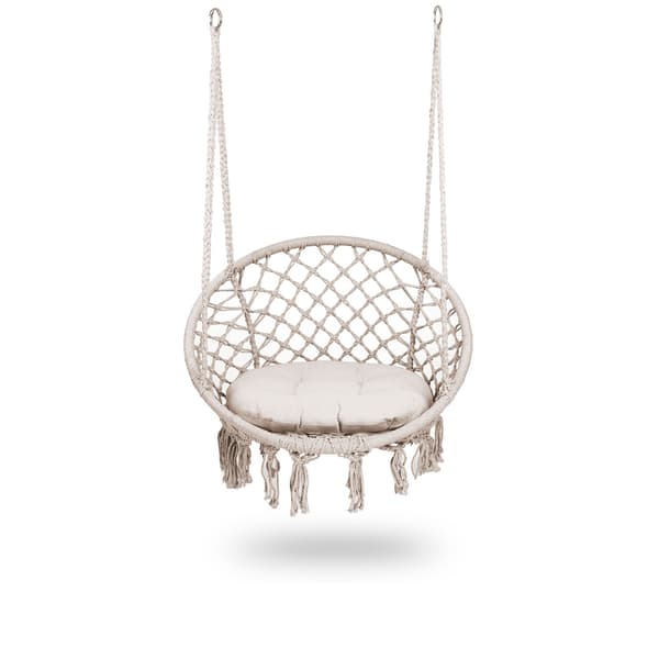 Riippuva puutarhakeinu BOHO beige