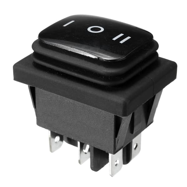 Afbryder KCD4-B 16A 250V TIL-FRA-TIL IP65 Sort